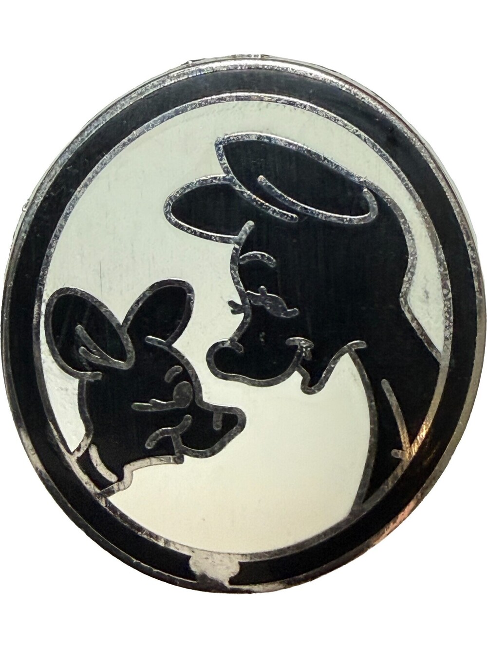 Disney Winnie the Pooh Kanga & Roo Silhouette Trading Pin 2009 Hidden Mickey #7